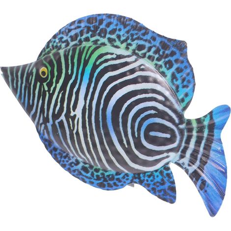 en fer forgé HOOWIFFY en forme de poisson idéale pour le