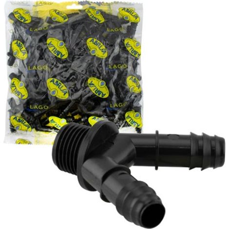 Acetal-Außengewindebeutel, 50 Einheiten – 16 mm – 1/2 Zoll, ABRISA.