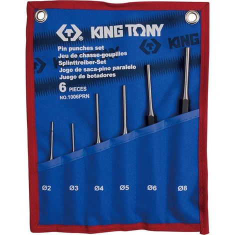 King tony zestaw wybijaków igłowych 6 cz. 2 - - 8mm