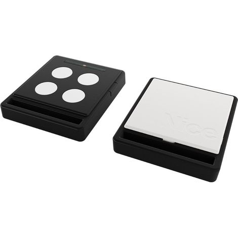Télécommande NICE HOME ECCO5 pour motorisation – Émetteur mural 4 canaux – Fréquence 433,92 Mhz – Alimentation par 2 piles lithium 3V