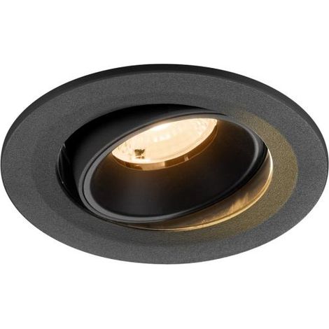 Spot encastré NUMINOS® MOVE S intérieur 2700 K 40° IP20 rond noir - SLV - 1009490