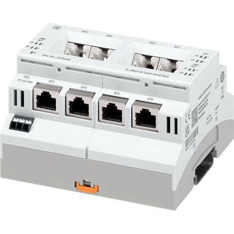 Phoenix Contact 1473642 FL SWITCH 1104-4POE REG Commutateur Ethernet industriel 5+2 ports