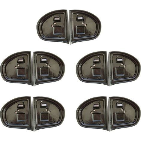 Ensemble de 10 joints d'étanchéité en caoutchouc pour rétroviseurs extérieurs gauche et droit, adaptés aux Mercedes-Benz Classe E W211 (modèles 2002-2009) et Mercedes-Benz Classe C W203 (modèles 2000- (1/4)