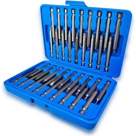Multifunktionales 36-teiliges Schraubendreher-Bit-Set, inklusive Stern- und Sechskantbits, 75 mm lang, geeignet für Kfz-/Elektronik-/Heimwerkerarbeiten. (1/5)