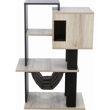 Kratzbaum CityStyle 98 cm, grau/schwarz