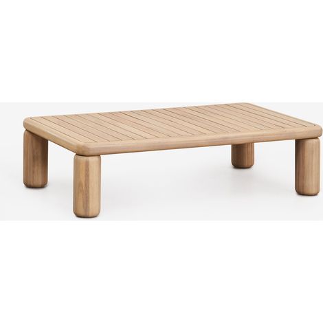 SKLUM Rechteckiger Couchtisch 115x70 cm aus Ioanis Akazienholz              Helles Akazienbraun                     