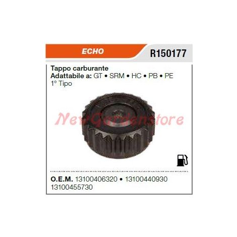 Tankdeckel ECHO Gebläse GT SRM HC PB PE 1. TYP R150177