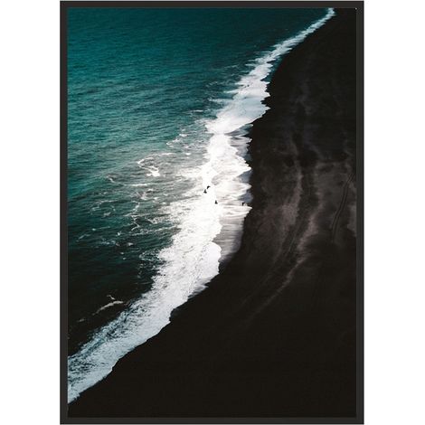 Póster con marco 53x73 cm Playa Negra P584 (1/4)