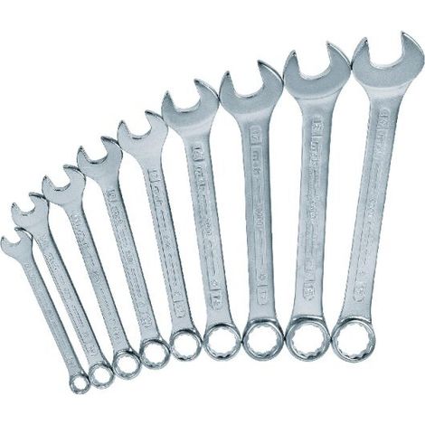 Jeu de 8 clés mixtes en coffret – Acier Chrome Vanadium forgé – Haute Résistance – MOB (1/4)