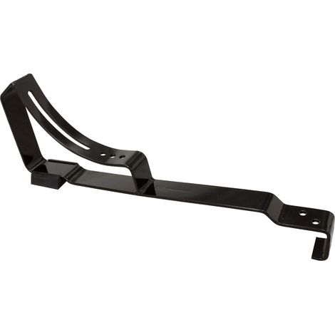 DAPRONA Support de grille de défilement pour marche de toit et grille de défilement, pour tuiles ondulées, marches de toit pour ramoneurs - galvanisé Noir, 48,5cm