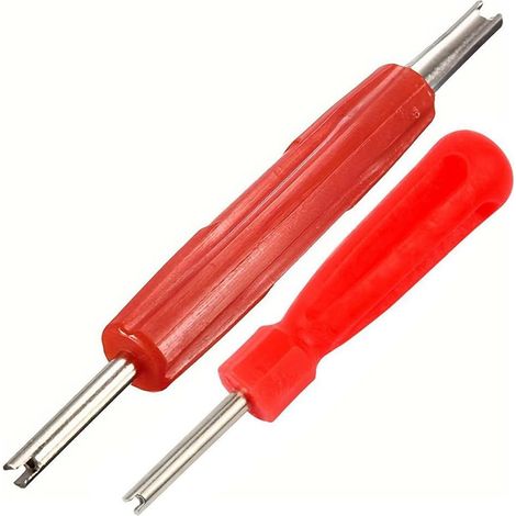 Demonte Obus Valve Extracteur De Valve 2 Côtés,2Pc Pour Réparation De Pneus De Voiture,Résoudre Facilement Les Problèmes De Pneu (1/5)