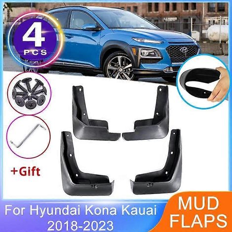 Für Hyundai Kona Kauai OS 2018 2019 2020 2021 2022 2023 Vorder- und Hinterradkotflügel, Radlaufschutz, Spritzschutz, Autozubehör (1/5)