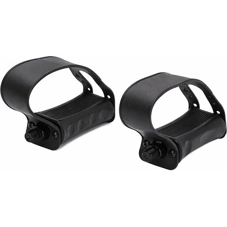 Coppia Pedali 1/2 con Cinghie Antiscivolo per Cyclette Indoor (1/5)