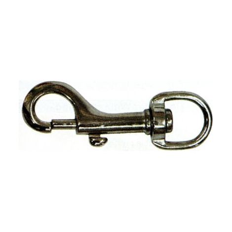 Karabiner 99-3 07,0x070 mm, Zn, drehbar, mit Öse