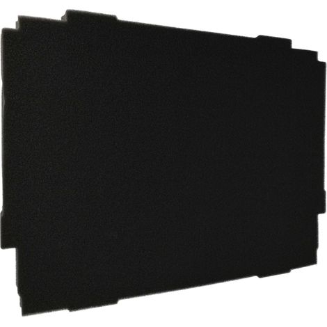 vhbw Foam Insert Replacement for 4250155837464 for Toolbox - Customisable, Adaptable Foam, Black