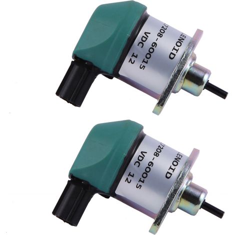 Due tappi per elettrovalvola adatti ai modelli D1005, D1105 e D905: 17208-60015, 17208-60016, 17208-60017 e 17208-60010, tappi per carburante con magnete di arresto a 12V. (1/4)