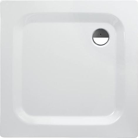 Receveur Edura lxhxp: 1000x40x1000mm acier émaillé 3,5 mm