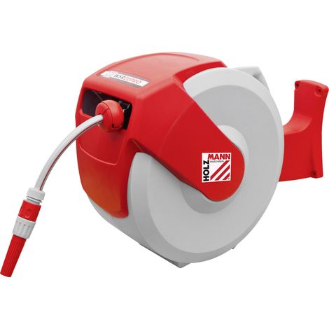 Holzmann Maschinen WSR20PRO  Gartenschlauchaufroller Schlauch-Innen-Ø=9.5 mm 20 m 1/2 Zoll 1 St. Rot