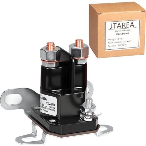 108-5349-00 Solénoïde de Démarreur 12V Relais Demarreur Solenoide Starter Solenoid pour Bad Boy Zero Turn Tondeuse Tracteur ZT CZT MZ 108 5349 00 (1/5)