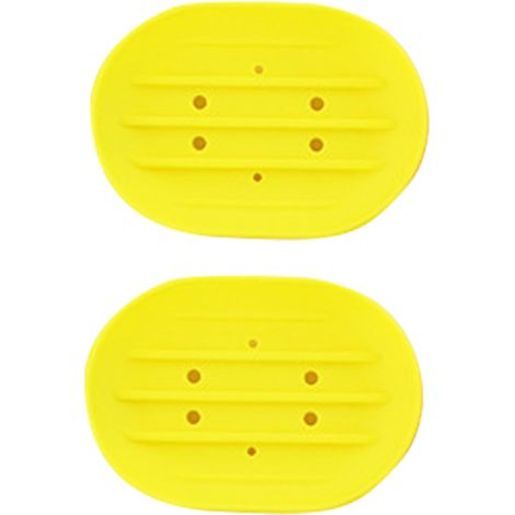 Porte-savon de salle de bain, support, plateau de protection - Égouttoir en caoutchouc silicone pour éponge de savon, lavabo de cuisine ou de salle de bain (1/5)