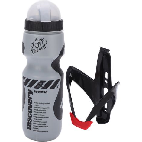Support de bouteille d'eau vélo léger et durable, porte-gourde pour cyclisme extérieur, gris (1/5)