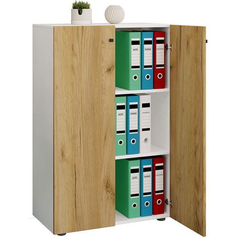 Armoire d'armoire de bureau Lona 3 fois 70x111x38 - VCM