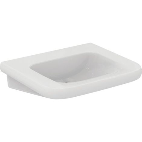 Ideal Standard E3624HY Lavabo Contour 21+ sans trou de robinet, sans trop-plein