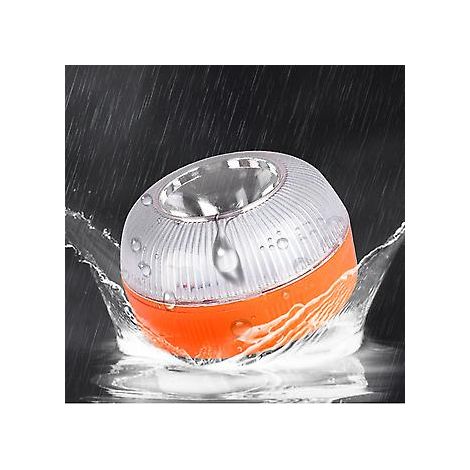 Feu de détresse V16 homologué DGT, feu clignotant d'urgence pour voiture, lampe stroboscopique rechargeable à induction magnétique ( ) (1/5)