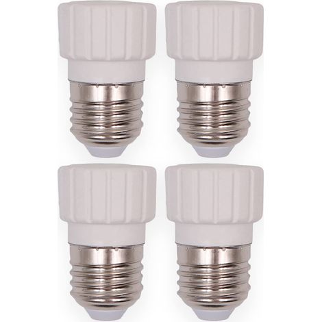 4PCS E27 vers GU10 Convertisseur de Douille Adaptateur de Douille de Base de Lampe pour Ampoules LED (1/5)