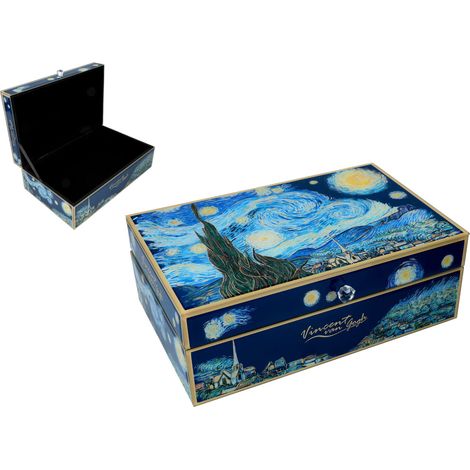 Carmani, Schmuckkästchen aus Glas – VAN Gogh/Sternennacht (1/3)