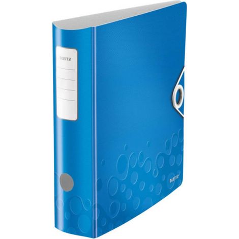 Leitz Raccoglitore 1106 Active WOW DIN A4 Larghezza dorso: 82 mm Blu ghiaccio metallico 2 archetti 1106-00-36 (1/5)