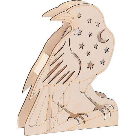1 lampe corbeau pour décorations d'Halloween (1/3)