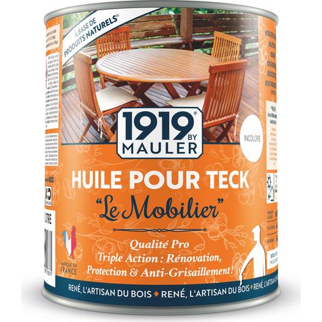 Huile pour teck "Le mobilier" - Incolore 1L