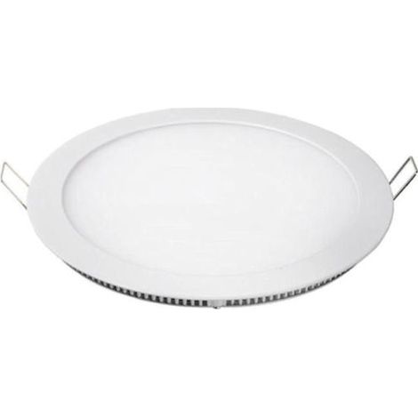 Dawei phare LED spot encastrA 12W rond blanc froid lumiA re 6500 plaque de plA tre encastrA e avec pilote et pinces A linge