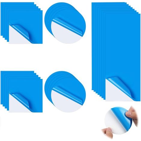 Kit de réparation de piscine 24 pièces - Patchs PVC subaquatiques - Patchs pour piscine (1/5)