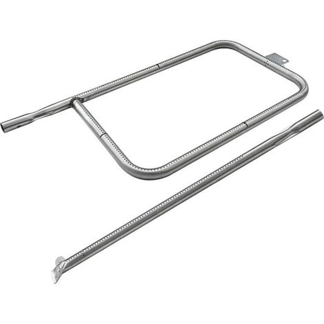 Brenner, Edelstahl, für Weber Q300, Q320, Q3000, Ersatzteilnummer 60036, 80387, Gasgrillzubehör (1/5)