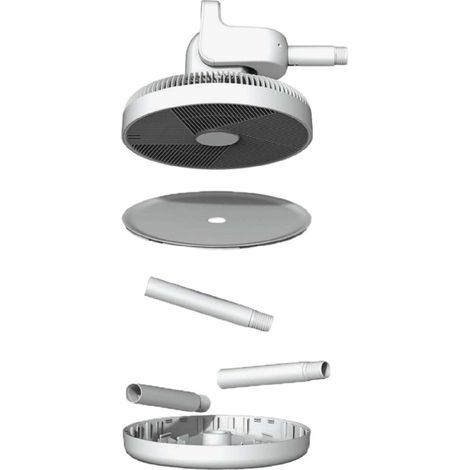 Ventilatore a piantana a batteria EnergySilence 2600 Sunflower Portable Cecotec