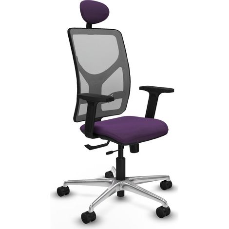 Silla de oficina piqueras y crespo Motilla negro reposabrazos ajustables