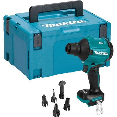 Makita DAS180Z 18v Brushless Dust Blower Inflator Deflator LXT Nozzles + Makpac (1/5)
