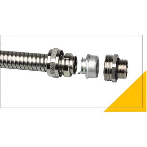 Kompakte Kabelverschraubung für Anaconda Multiflex-Rohr Typ FCCN DN 16 IP40 M20x1,5 712.017.3 /1 Stück/