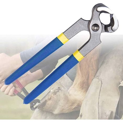 Outil De Maréchal-ferrant, Coupe-Sabots, Cisailles à Sabots De Chèvre, Coupe-Ongles, Coupe-Sabots Polyvalents pour Chèvres, Moutons, Porcs, Bovins, Chevaux,8inch (1/5)