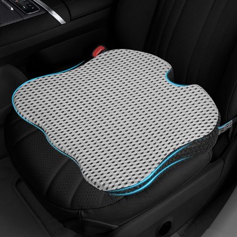 Coussin de Siège de Voiture en Mousse à Mémoire de Forme, Coussin Voiture Conducteur, Coussin Rehausseur Voiture pour Voiture, Chaise de Bureau Coussin Ergonomique (1/5)