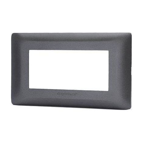 PLACCA COPRIFRUTTI ABM - NERO POSTI 4 MM 140X85 - 8 pezzi