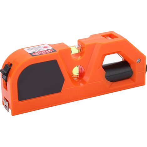 Règle laser multifonctionnelle, niveau à bulle infrarouge, ruban de mesure horizontal (1/5)