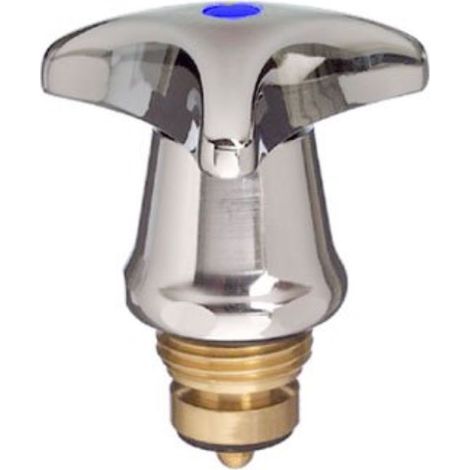 CONMETALL Ventiloberteil Dreikant, Blau,3/8