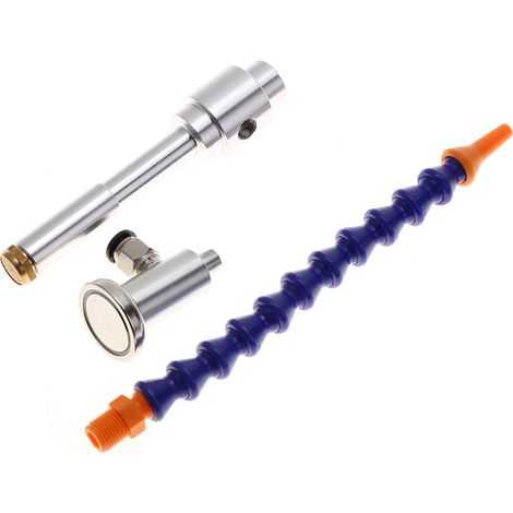 Ortviai Lance à Air Froid Vortex 130 mm avec Tube Flexible et Base Magnétique – Refroidissement Localisé pour Outils & Électronique