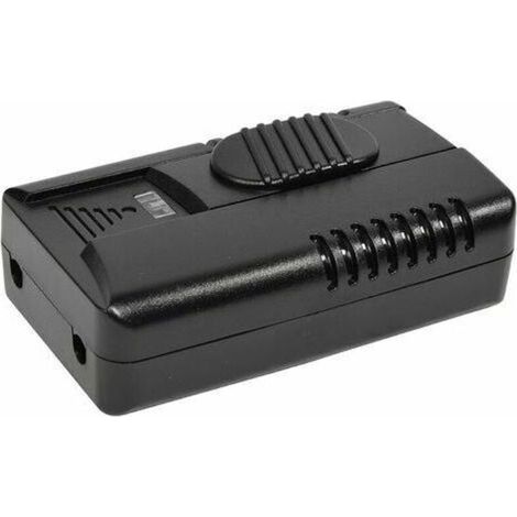 Variateur à pied a curseur 150W 230V Noir Compatible LED [Classe énergétique A] (1/4)