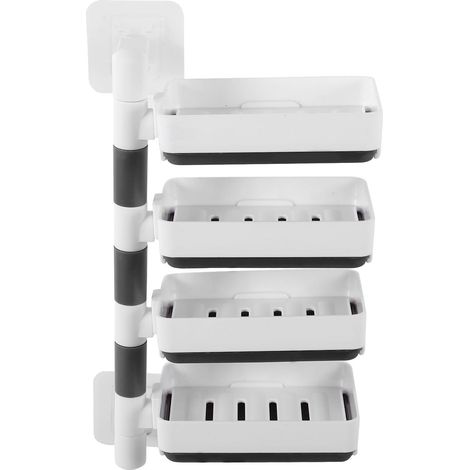 Seifenhalter mit Drehfunktion Abflussorganizer kompakt