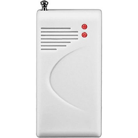 Détecteur Bris De Verre - 433 MHz - Pour Vitres Standard Trempé Feuilleté - Portée Jusqu À 80 M - Alimentation Pile 12 V - 1 Pièce