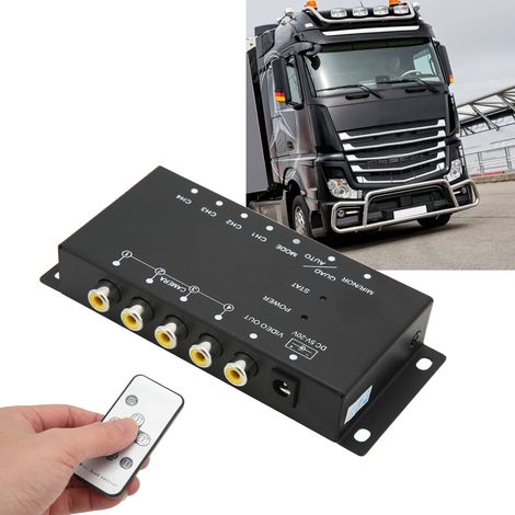 Mini 4-Kanal 720P HD Videoüberwachungseinheit für Wohnmobile, Transporter und LKWs (Batterie nicht enthalten) (ST301) (1/5)